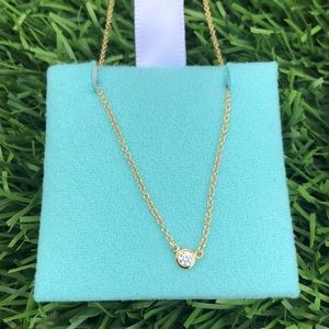 Tiffany & Co-Elsa Peretti Diamond Pendant gold
